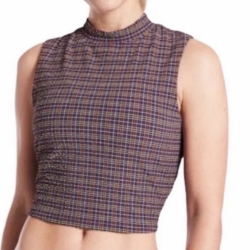 Athletes Crop Swim Top